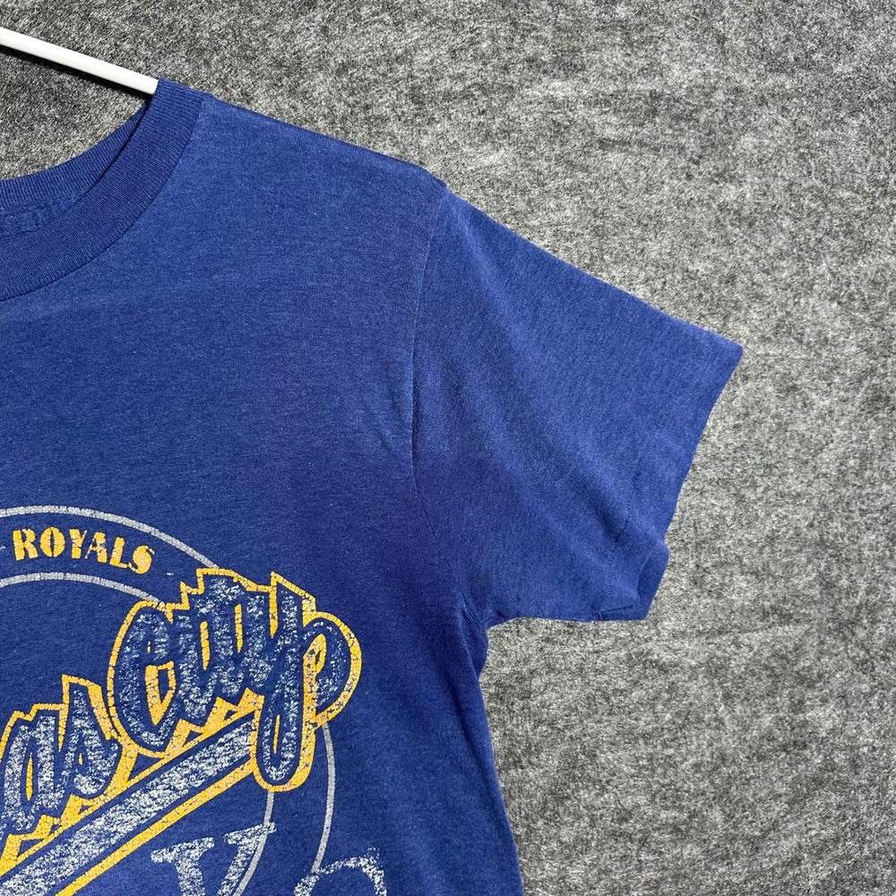 Vintage Single Stitch Kansas City Royals‎ Champion T Shirt Mens Medium - Picture 12 of 14